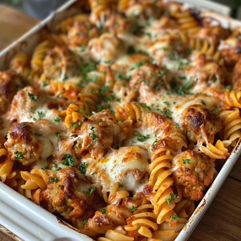 Turkey Meatball Pasta Bake for Easy Weeknight Dinners