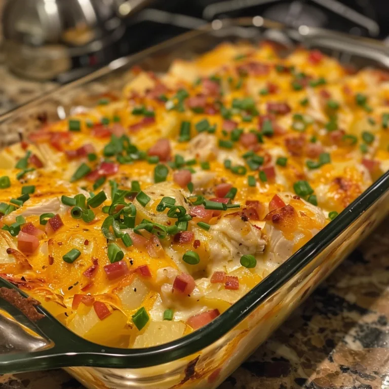 Loaded Baked Potato Chicken Casserole for Weeknights