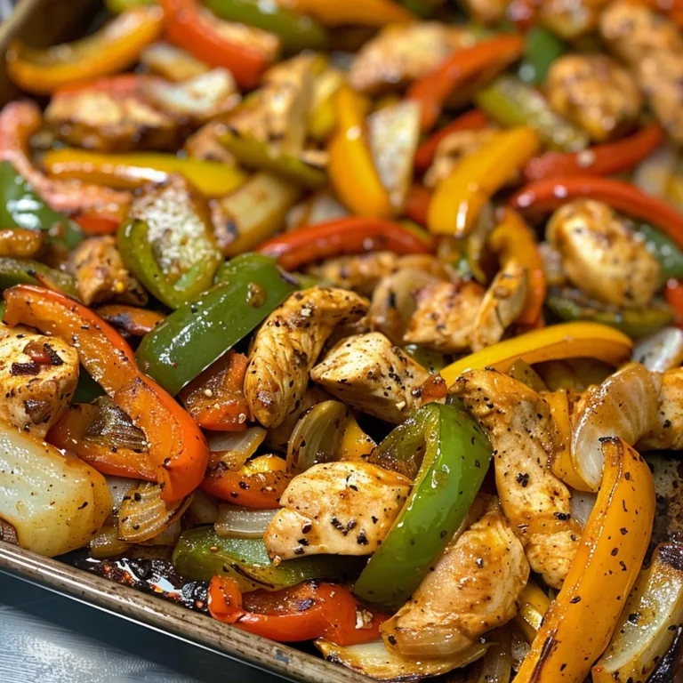 Sheet Pan Chicken Fajita Vegetables For Busy Weeknights