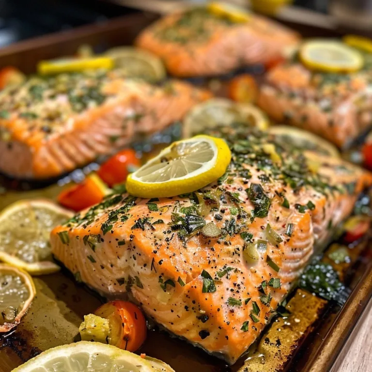 Sheet Pan Lemon Herb Salmon Dinner for Easy Weeknights