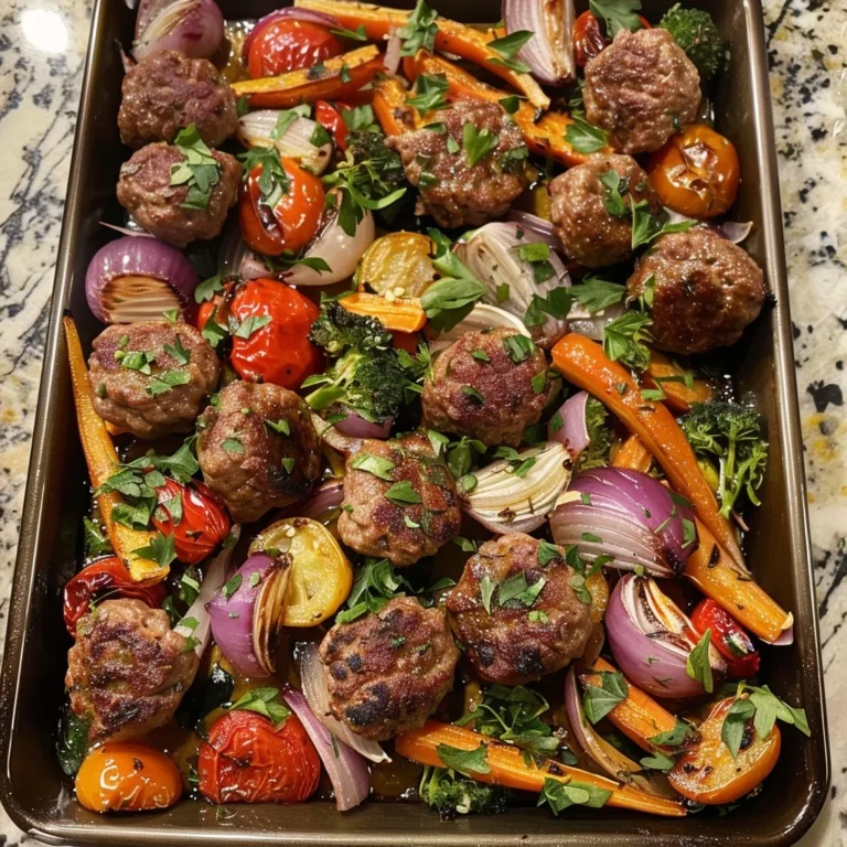 Sheet Pan Beef Kofta Vegetables for Simple Dinners