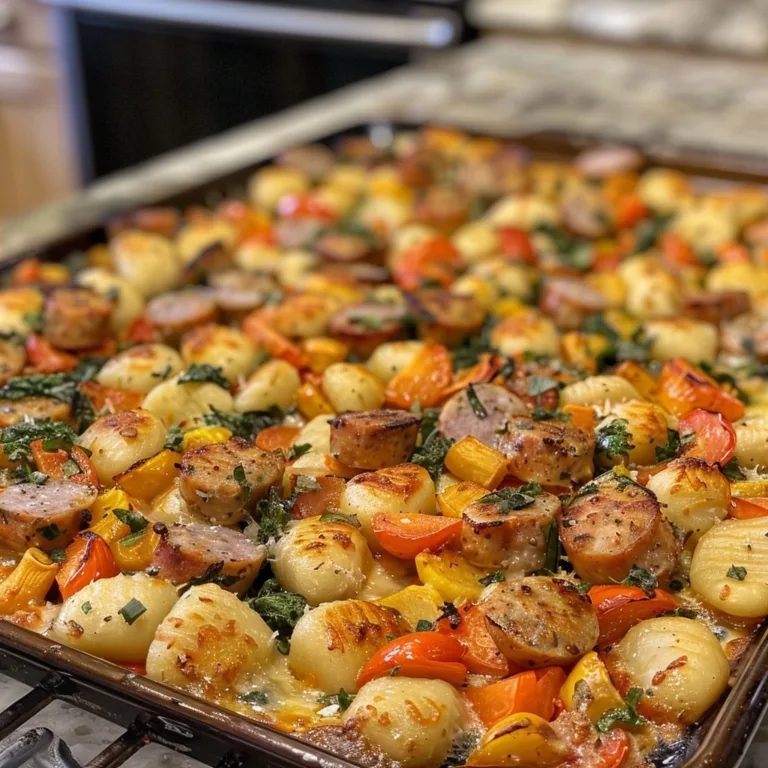 Sheet Pan Chicken Sausage Gnocchi Recipe for Families