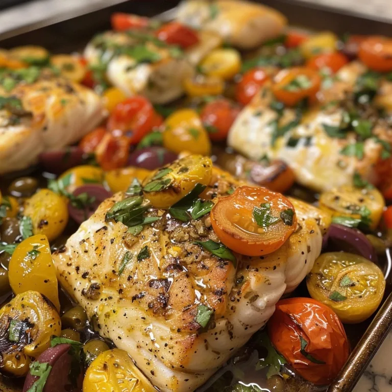 Sheet Pan Mediterranean Cod Dinner for Easy Weeknights