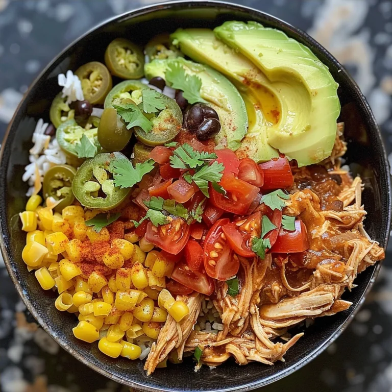 Slow cooker chicken taco bowls for easy meal prep