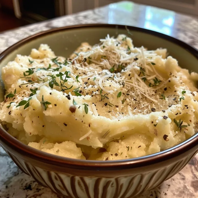 Garlic Parmesan Mashed Potatoes: Creamy Comfort Food