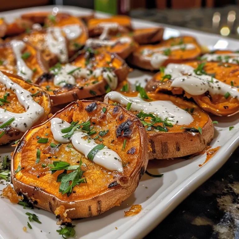 Crispy Smashed Sweet Potatoes Recipe