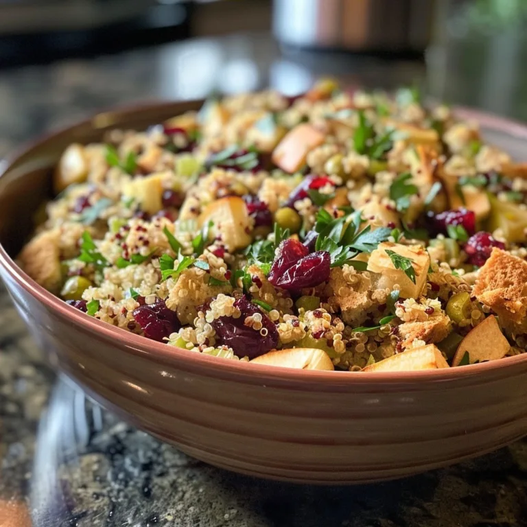 Cranberry Apple Quinoa Stuffing for Every Holiday Table