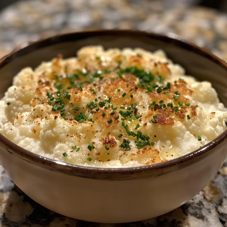 Roasted Garlic Cauliflower Mash for Healthy Dinners