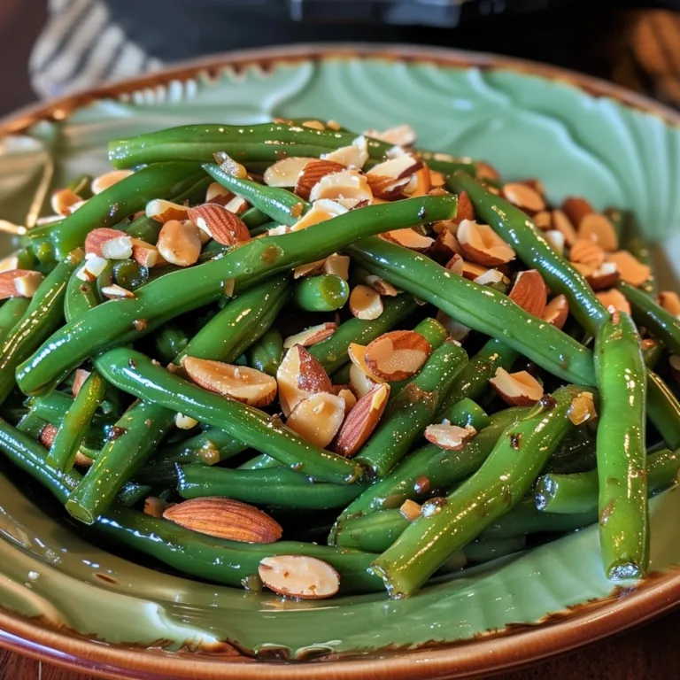 Balsamic Green Beans With Almonds For Healthy Sides