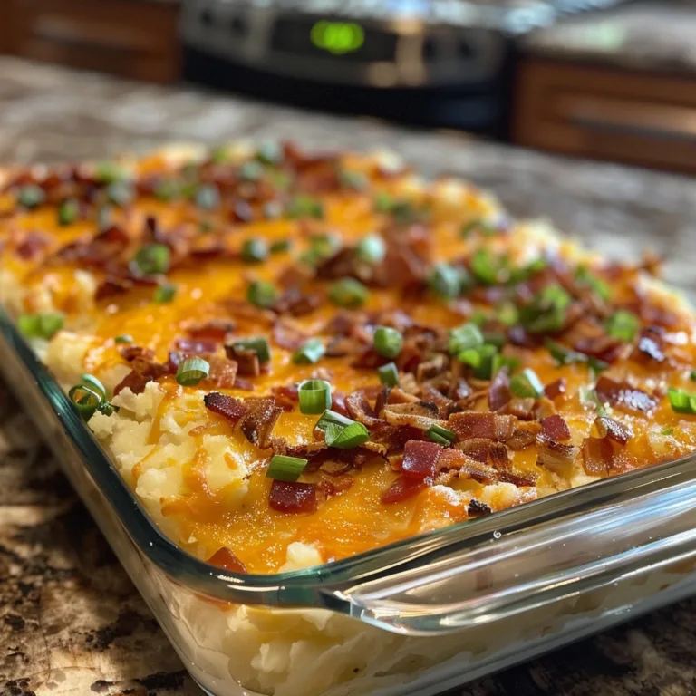 Loaded Mashed Potato Casserole for Comfort Food Lovers