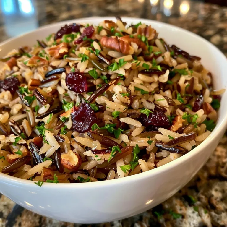 Cranberry Pecan Wild Rice Pilaf: A Perfect Side Dish