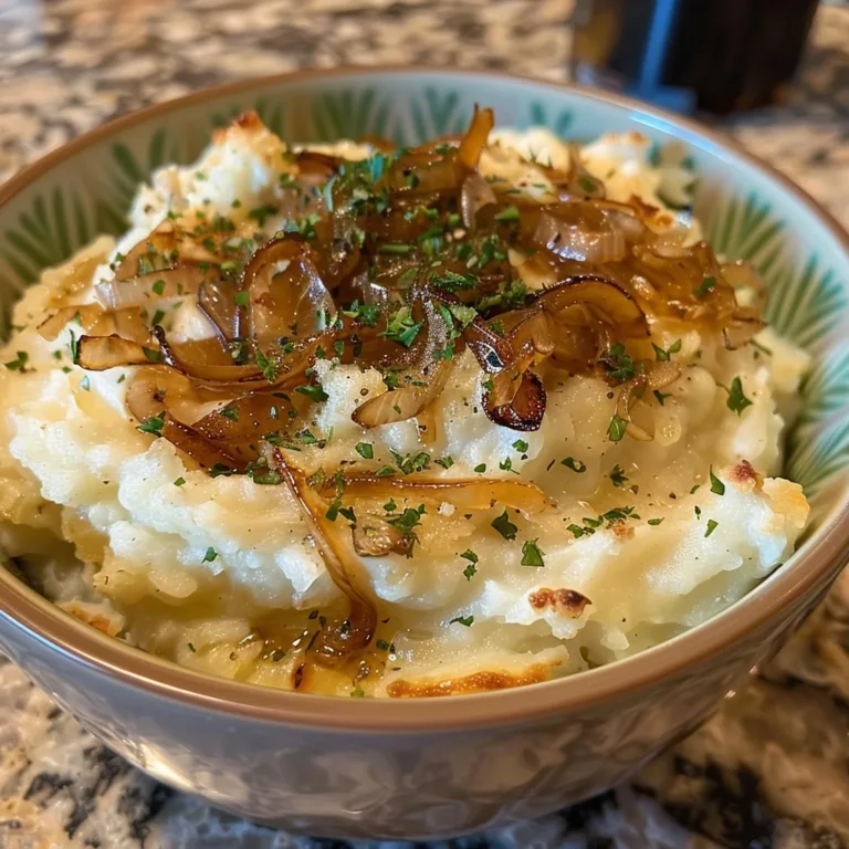 Caramelized Onion Mashed Potatoes Recipe