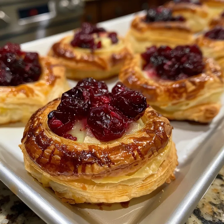 Cranberry Brie Puff Pastry Bites for Perfect Parties