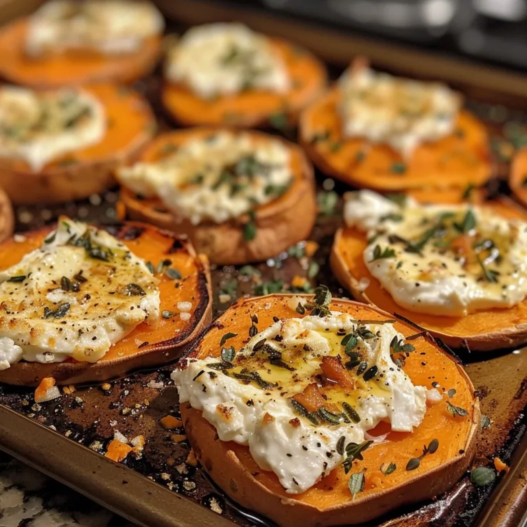 Sweet Potato Goat Cheese Rounds for Elegant Appetizers