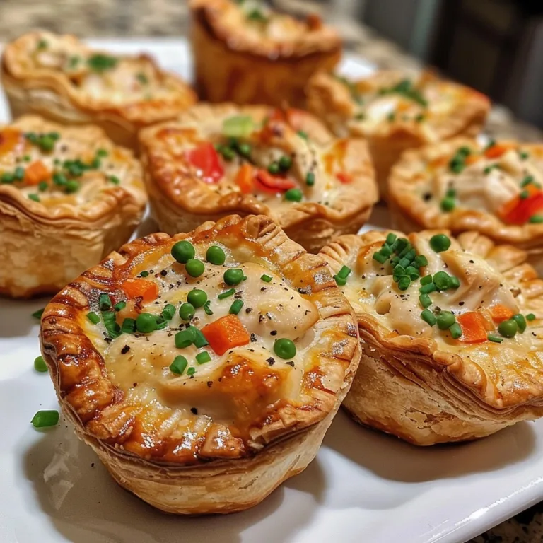 Mini Chicken Pot Pie Bites for Quick Appetizers