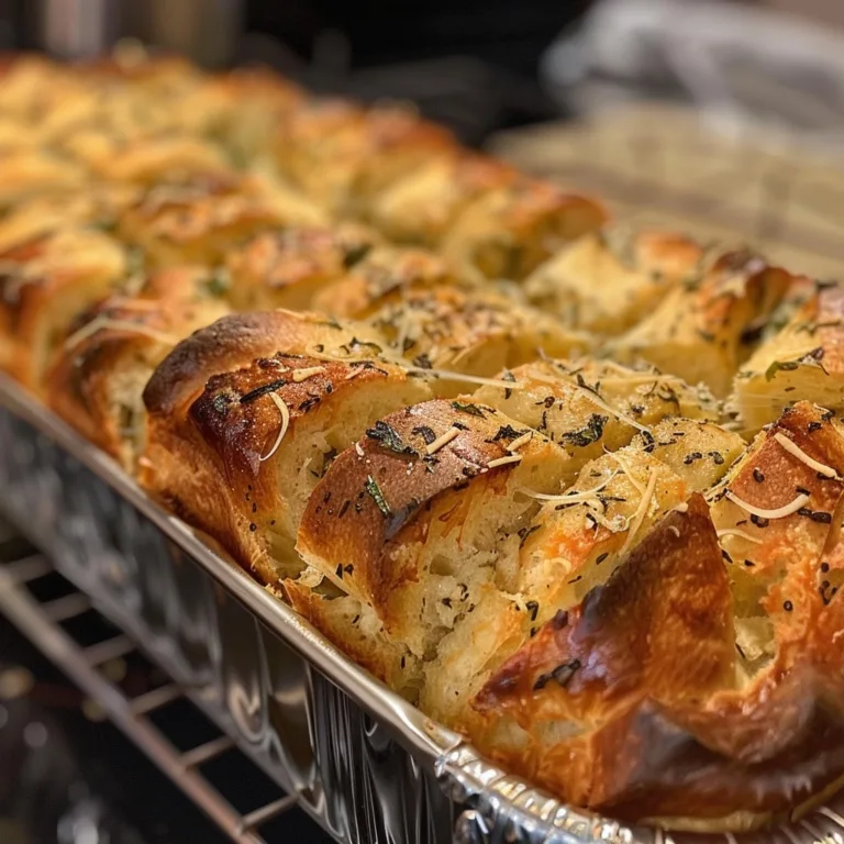 Sage Parmesan Pull Apart Bread Recipe