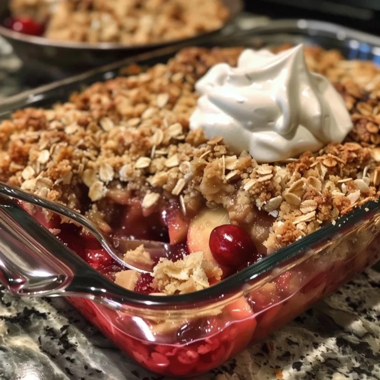Apple Cranberry Crisp: The Ultimate Fall Comfort Dessert
