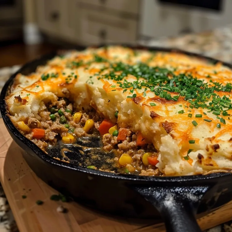 Ground Turkey Shepherds Pie Skillet Recipe