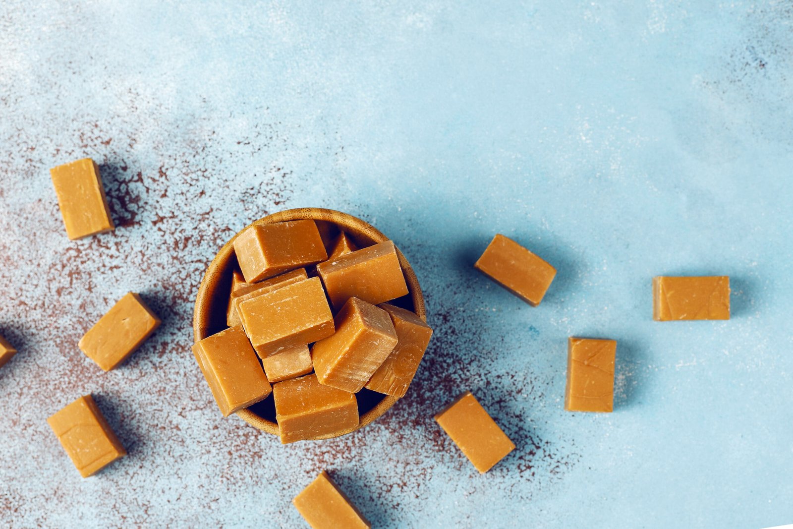 tasty salty caramel fudge candies with sea salt top view scaled Jet Puffed Fudge Recipe: Ultimate Guide & Tips for Perfect Fudge