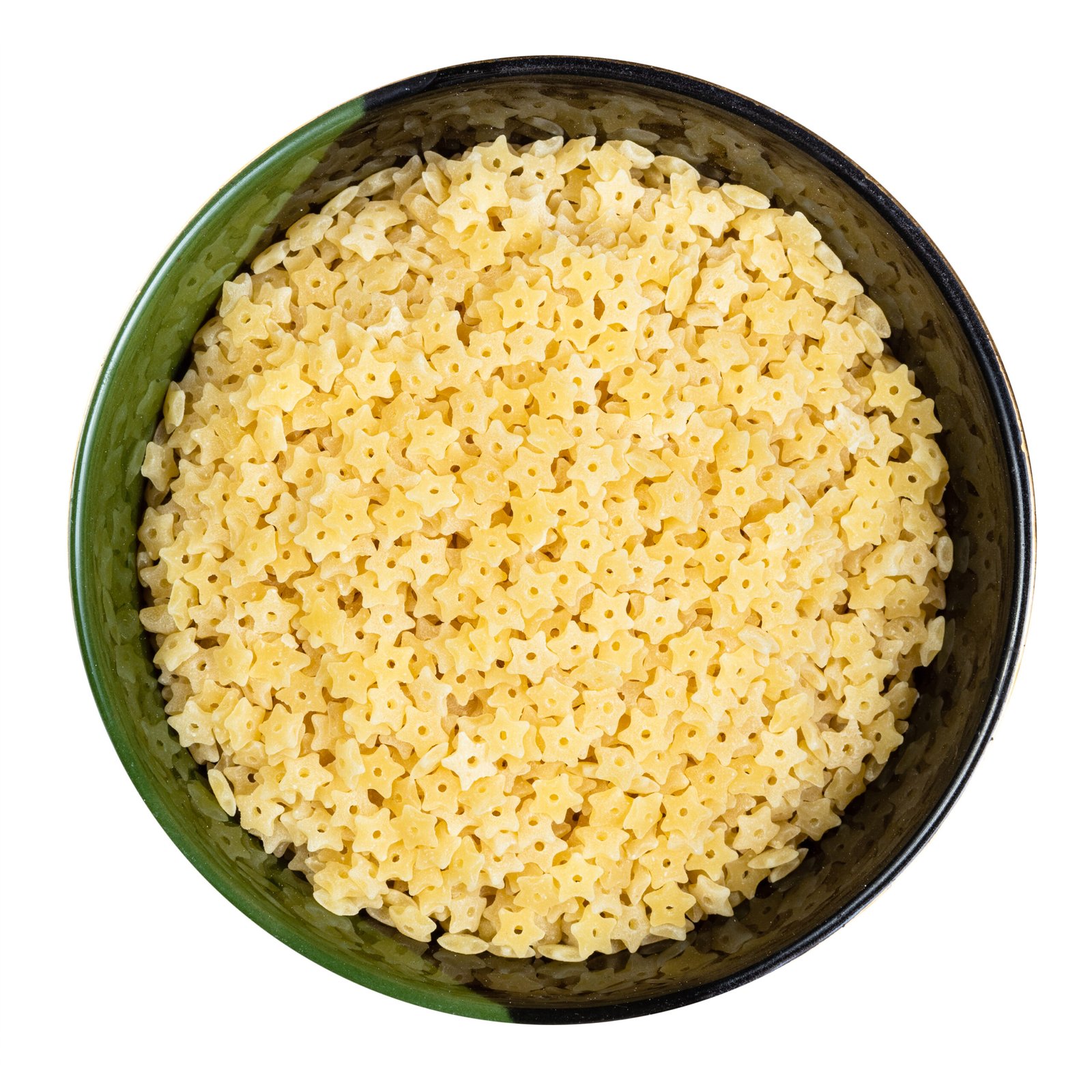 uncooked stelline pastina round bowl isolated scaled Pastina Cooking Guide: To Drain or Not, Recipes, and FAQs