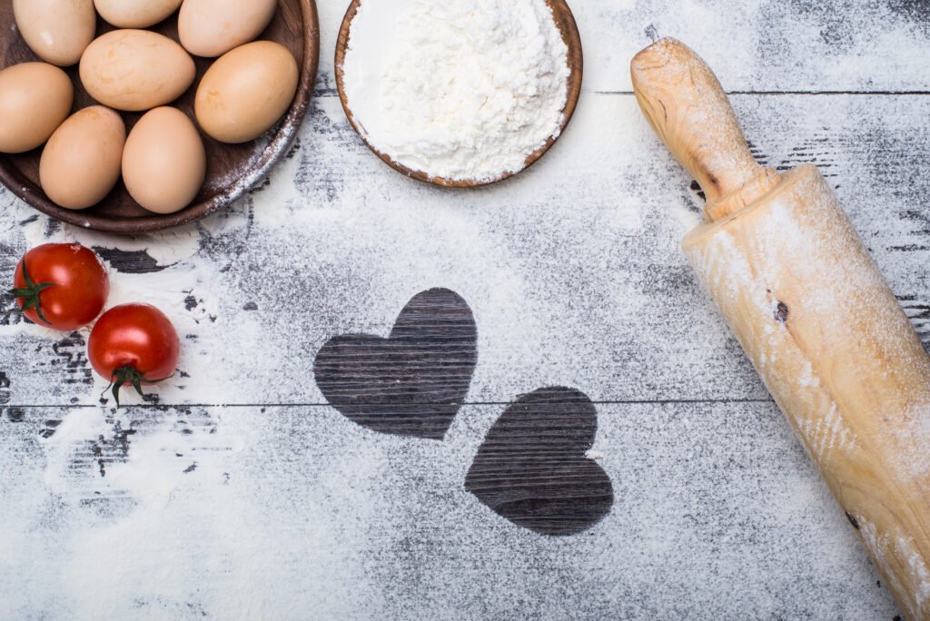 making cake kitchen