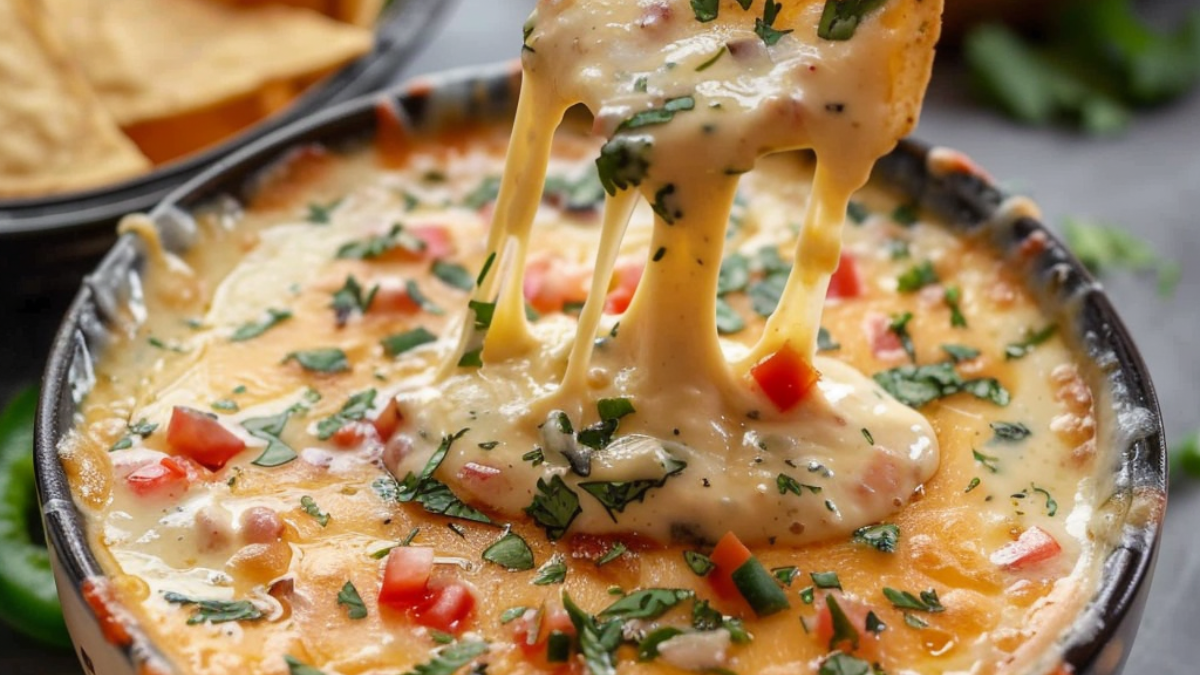 Easy Homemade Queso and Rotel Dip Recipe with Cheese and Jalapeños