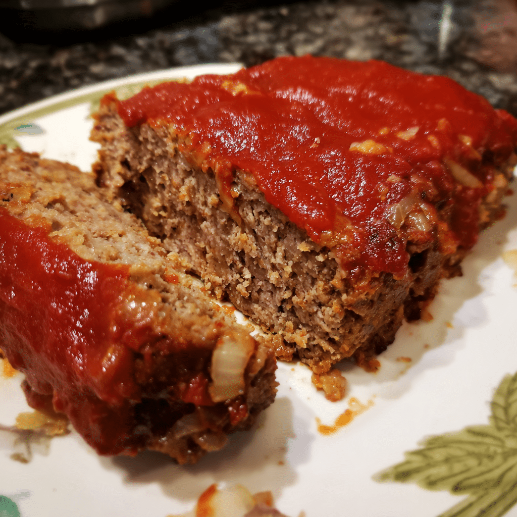 Classic Meatloaf with Tomato Paste Sauce combines beef and spices with a savory tomato glaze for a bold finish.
