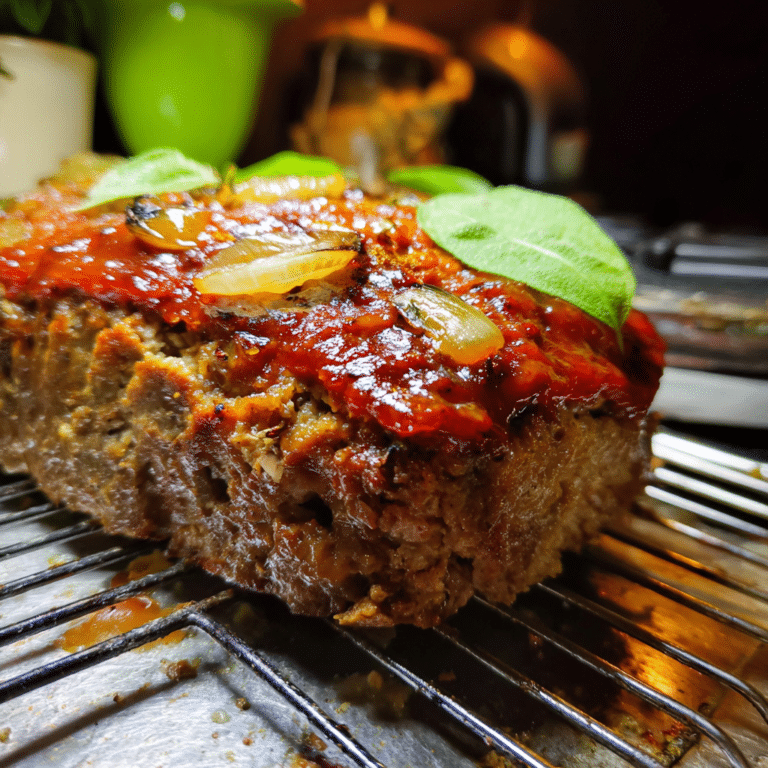 Classic Oven-Baked Meatloaf blends seasoned beef, breadcrumbs, and spices into a tender, comforting family dinner.