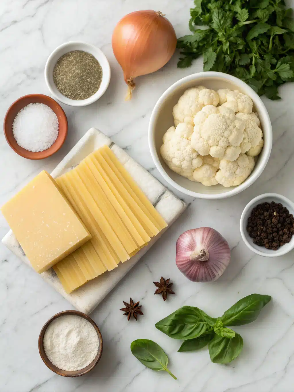creamy sausage and ricotta lasagna soup ingredients