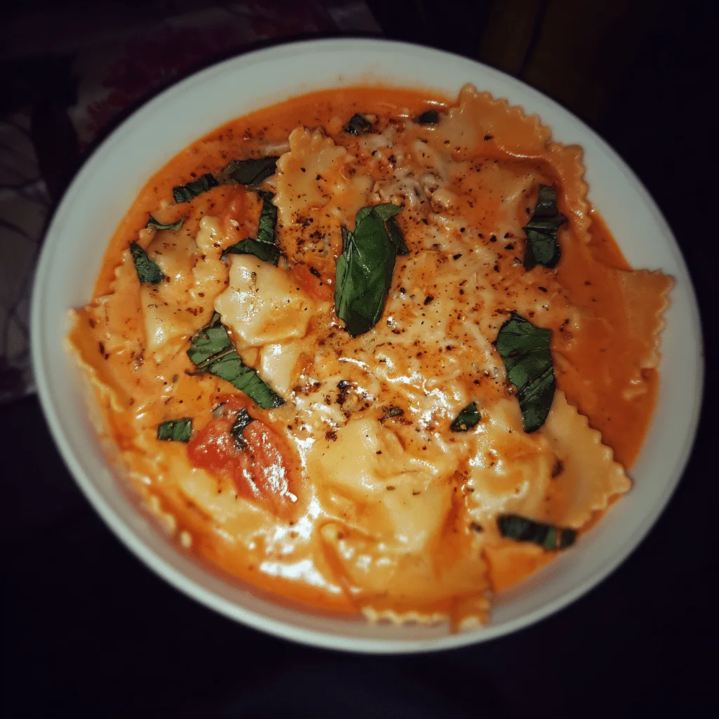 Creamy Tomato Lasagna Soup with Fresh Basil combines a tomato base, pasta, and herbs into a fragrant, creamy comfort dish.