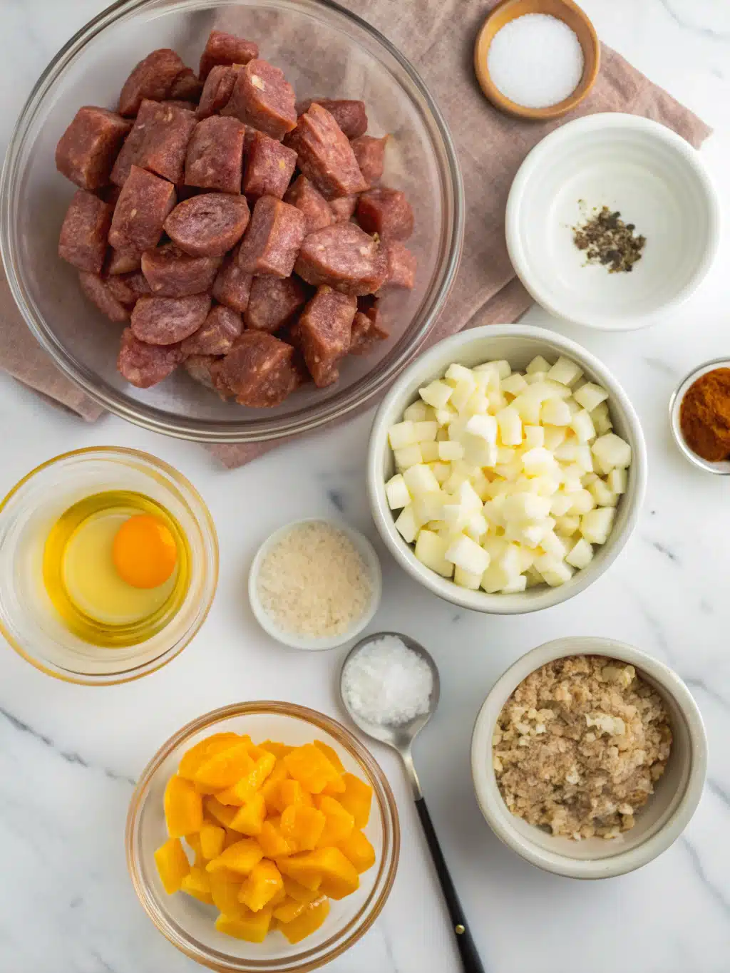 crockpot sausage breakfast casserole ingredients