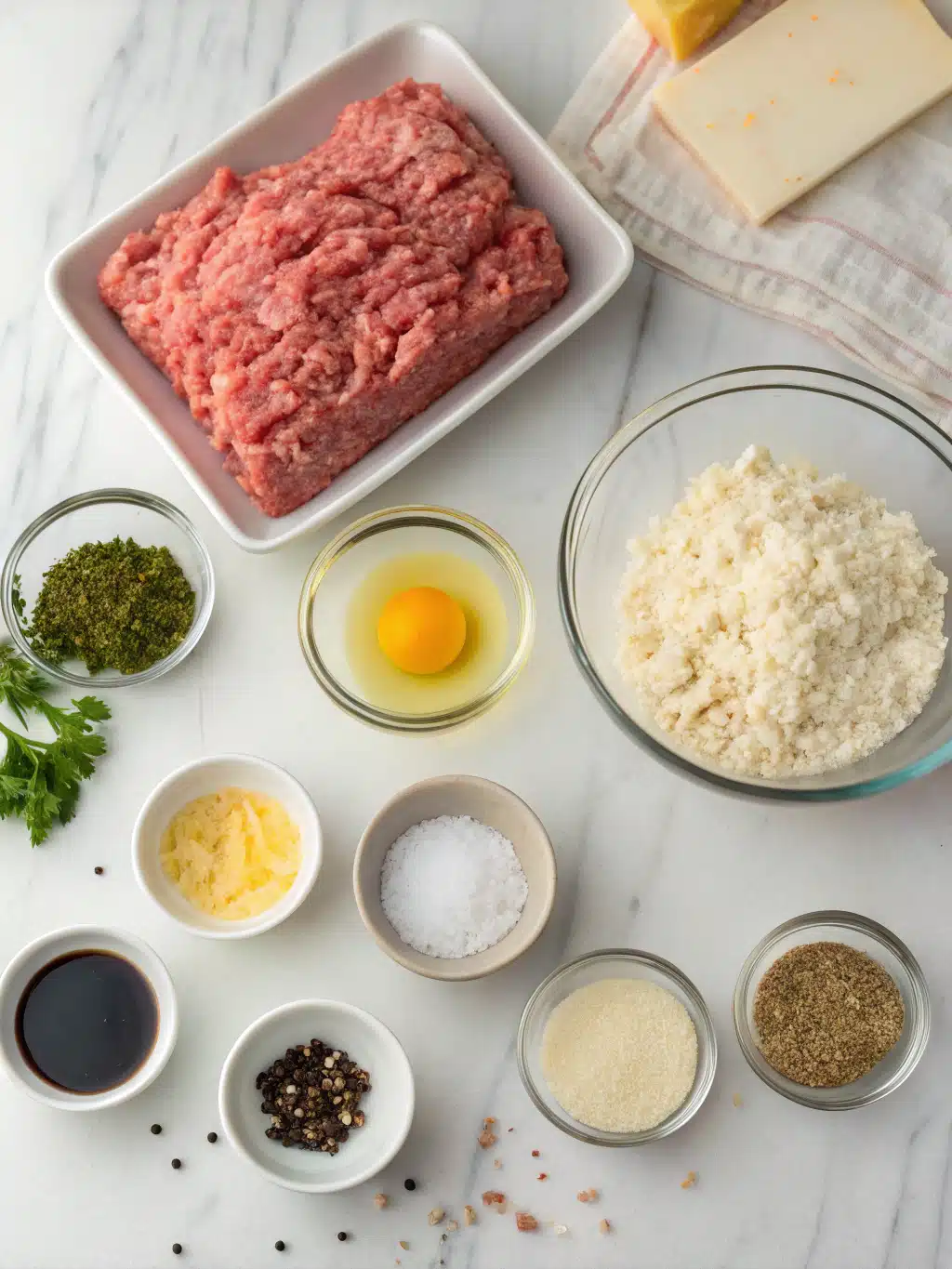 garlic parmesan meatloaf ingredients