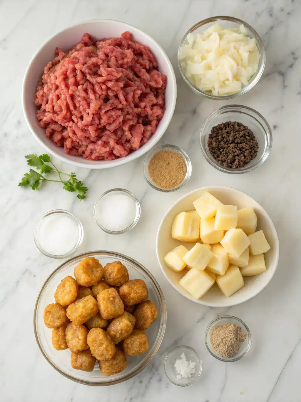 ground beef tater tot casserole ingredients