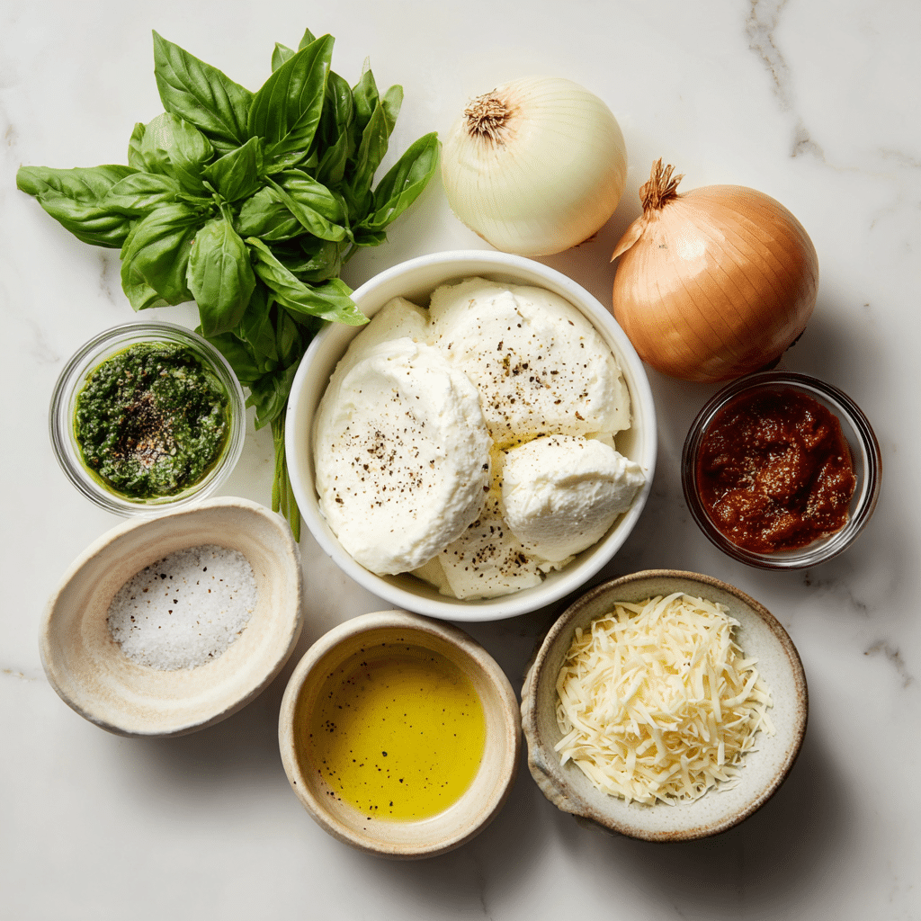 ingredients for Creamy Lasagna Soup