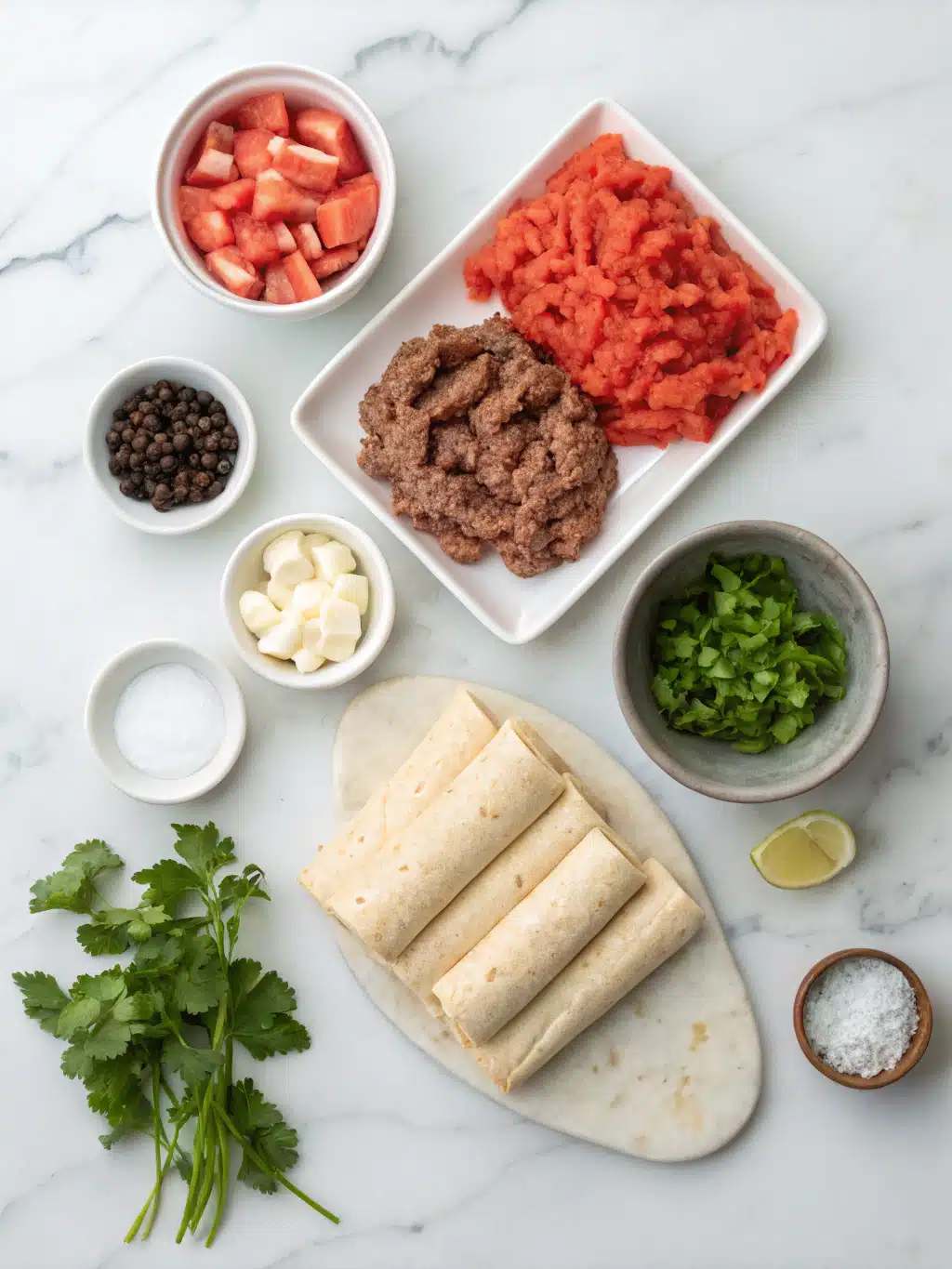 mexican ground beef enchilada casserole ingredients