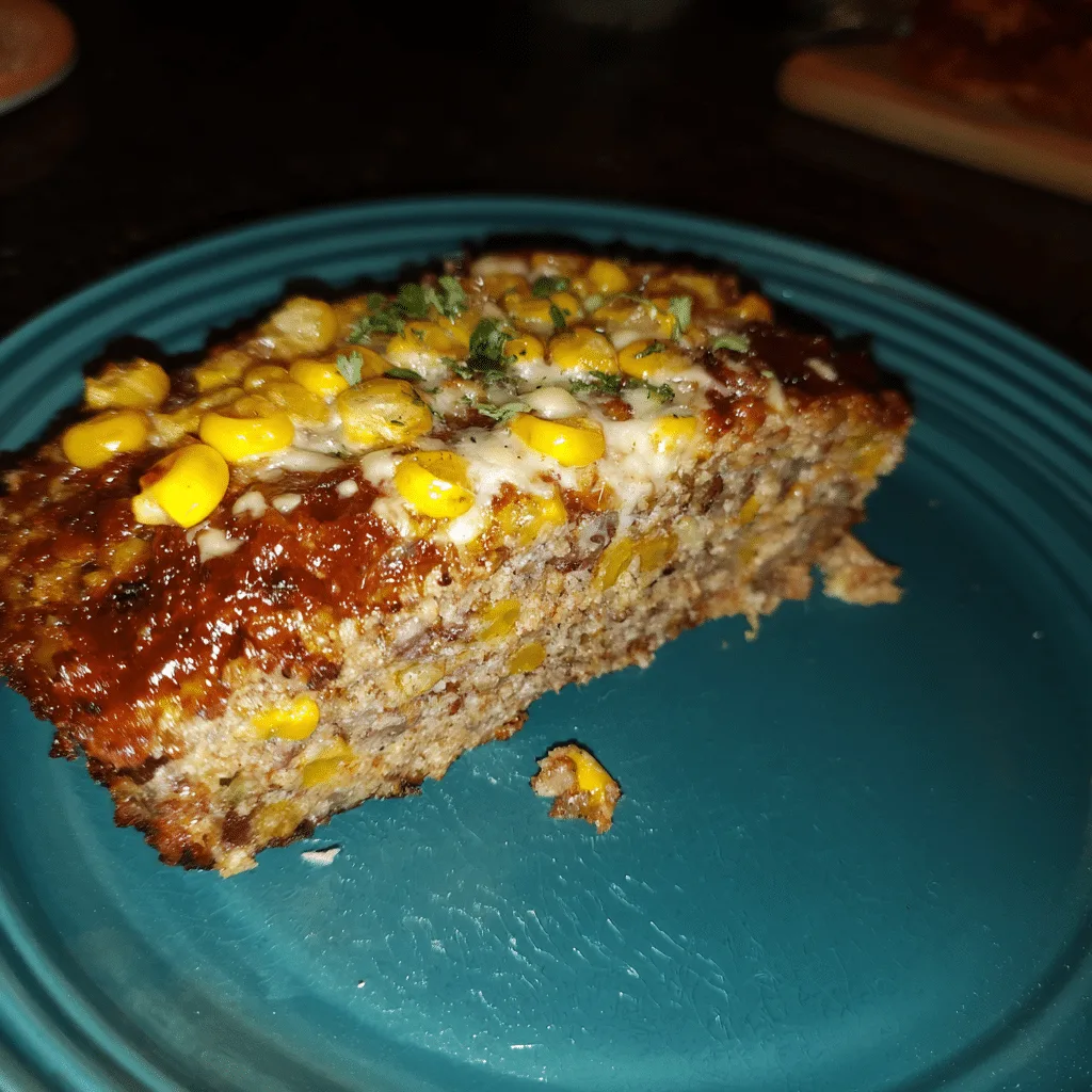 Mexican Street Corn Meatloaf blends beef with corn, cheese, and spices into a bold, flavorful twist.