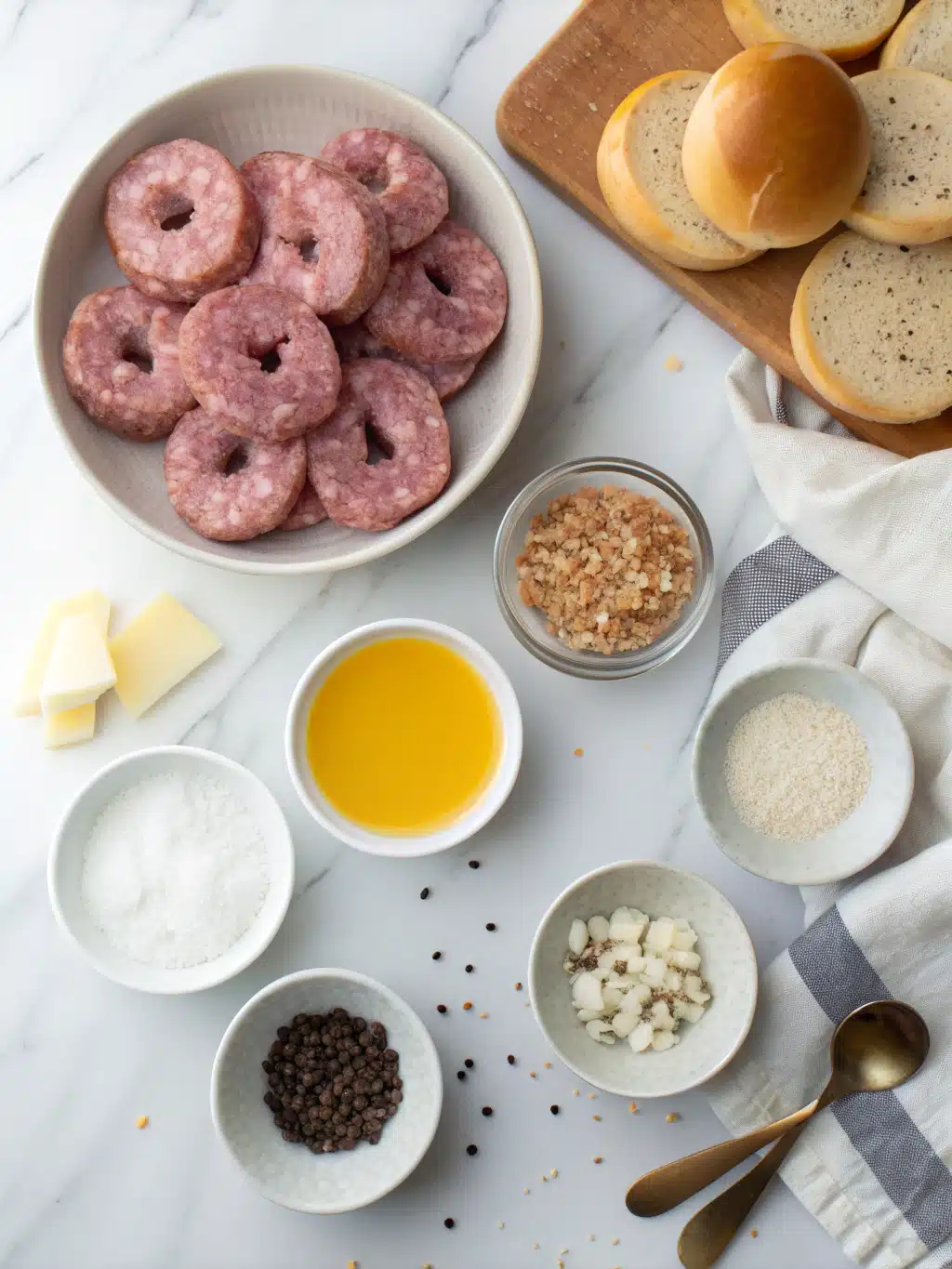 overnight everything bagel breakfast bake ingredients