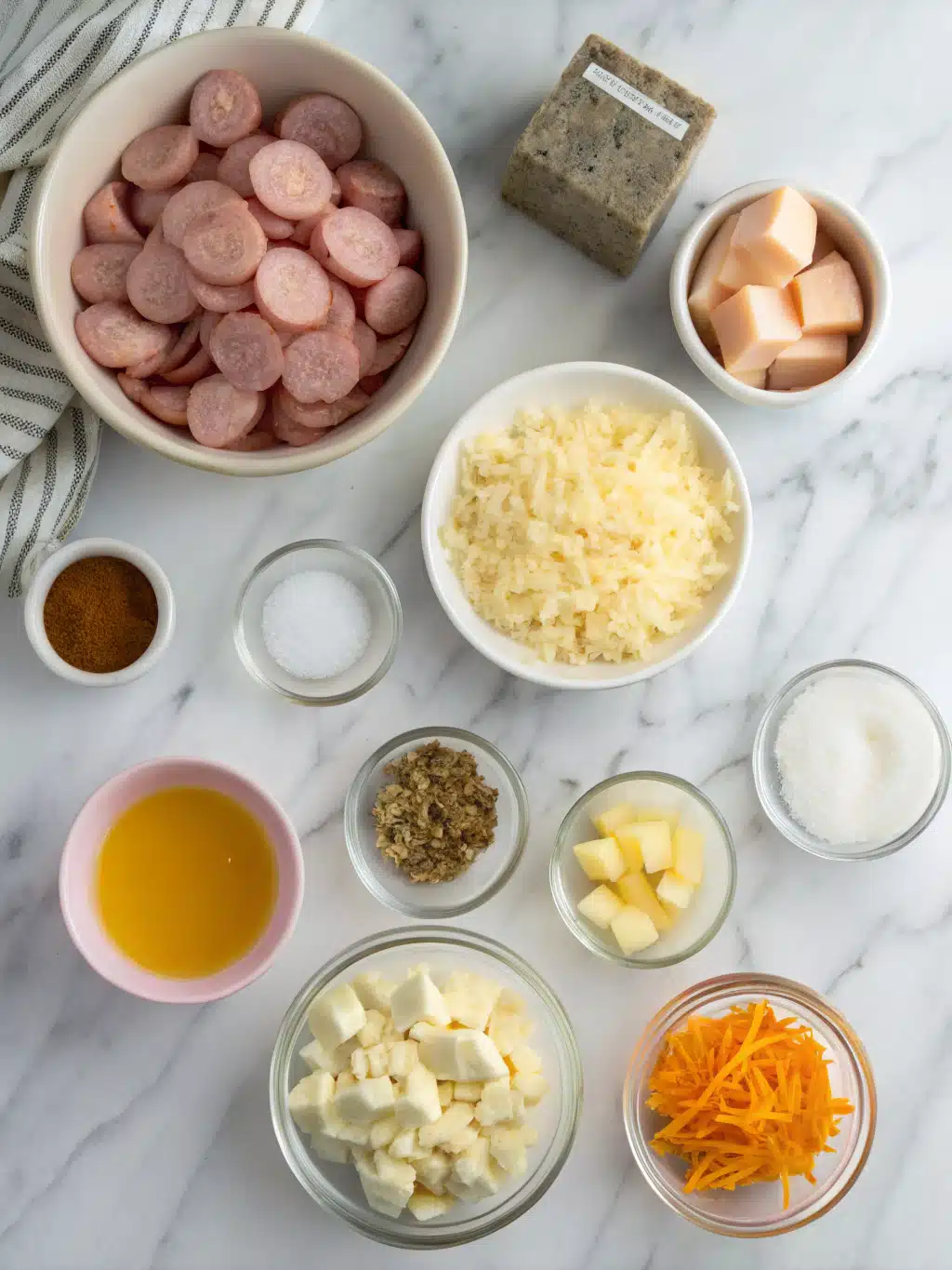 overnight ham cheese breakfast casserole ingredients