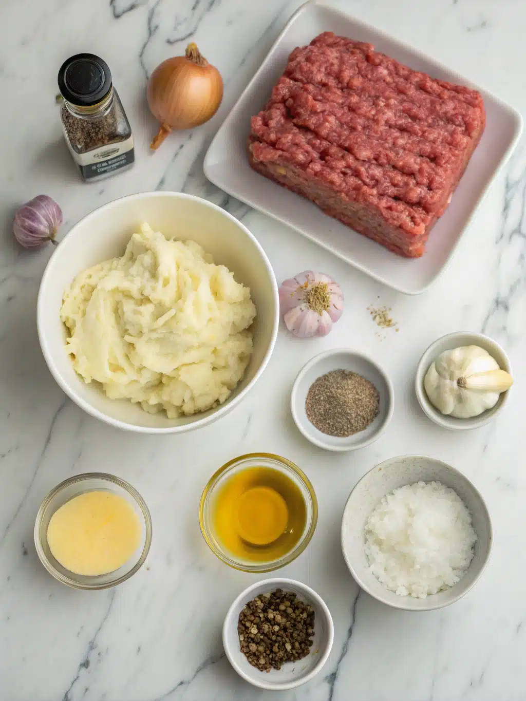 sunday dinner meatloaf with mashed potatoes ingredients