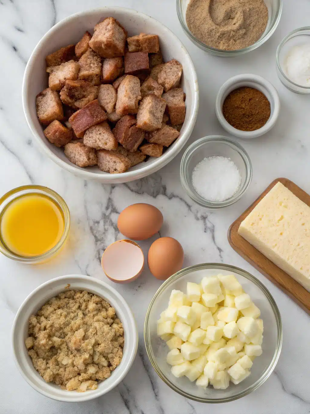 sweet overnight french toast casserole ingredients