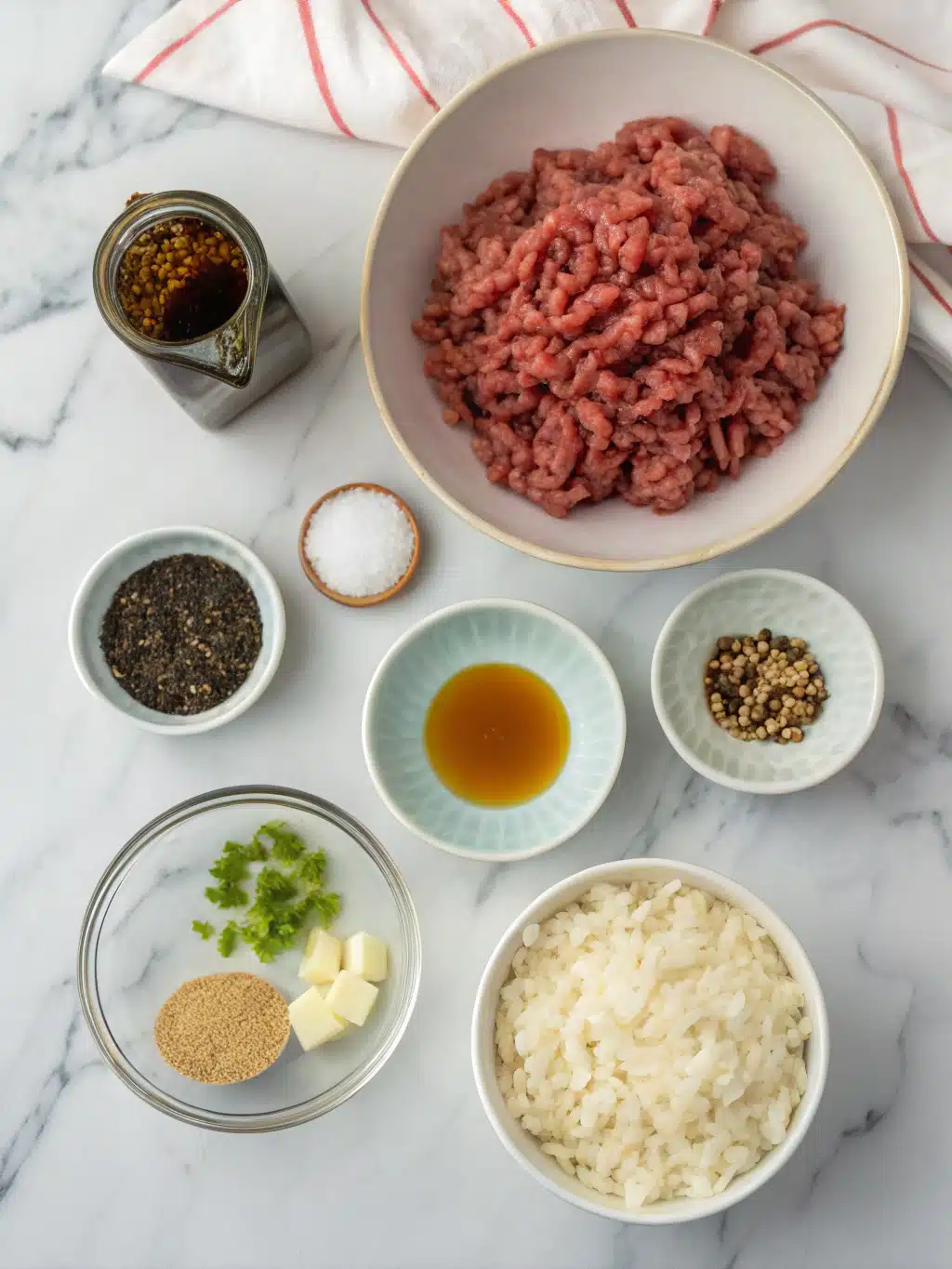teriyaki ground beef stir fry ingredients