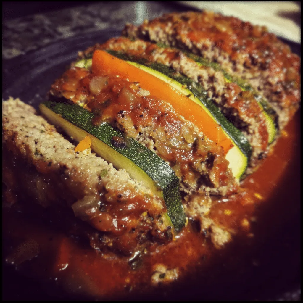 Veggie-Packed Meatloaf with Zucchini and Carrots blends beef with fresh vegetables for a lighter, nutrient-rich dinner.