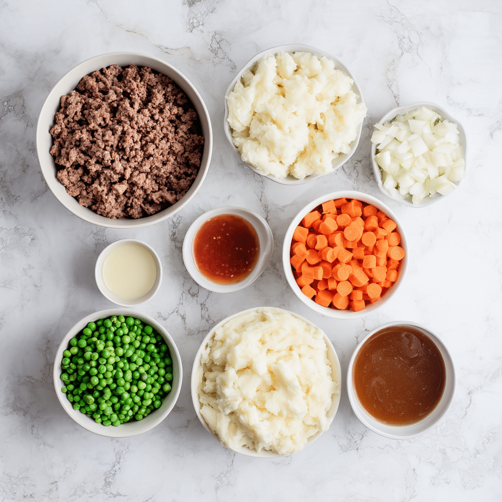 Ground Beef Shepherd’s Pie Casserole Ingredients