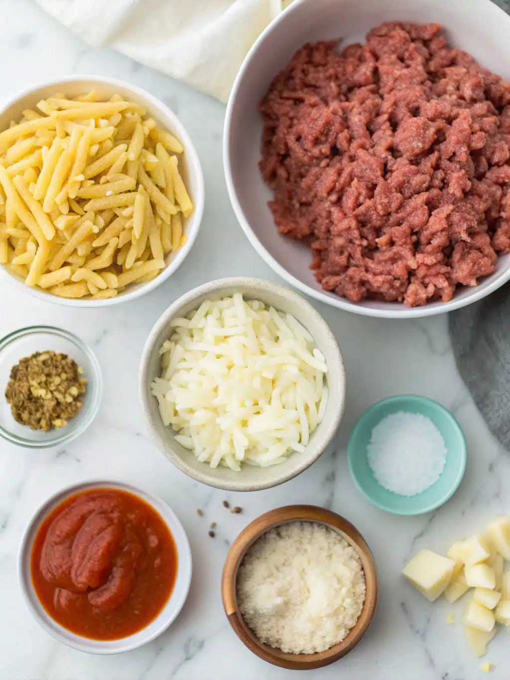 cheesy ground beef orzo casserole ingredients
