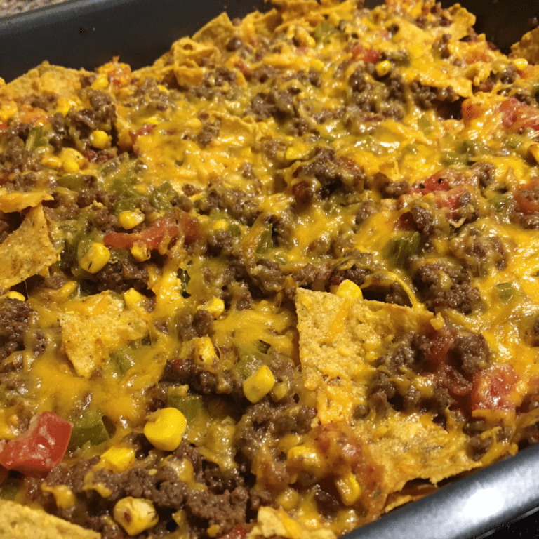 Cheesy Ground Beef Taco Bake, hearty and bold