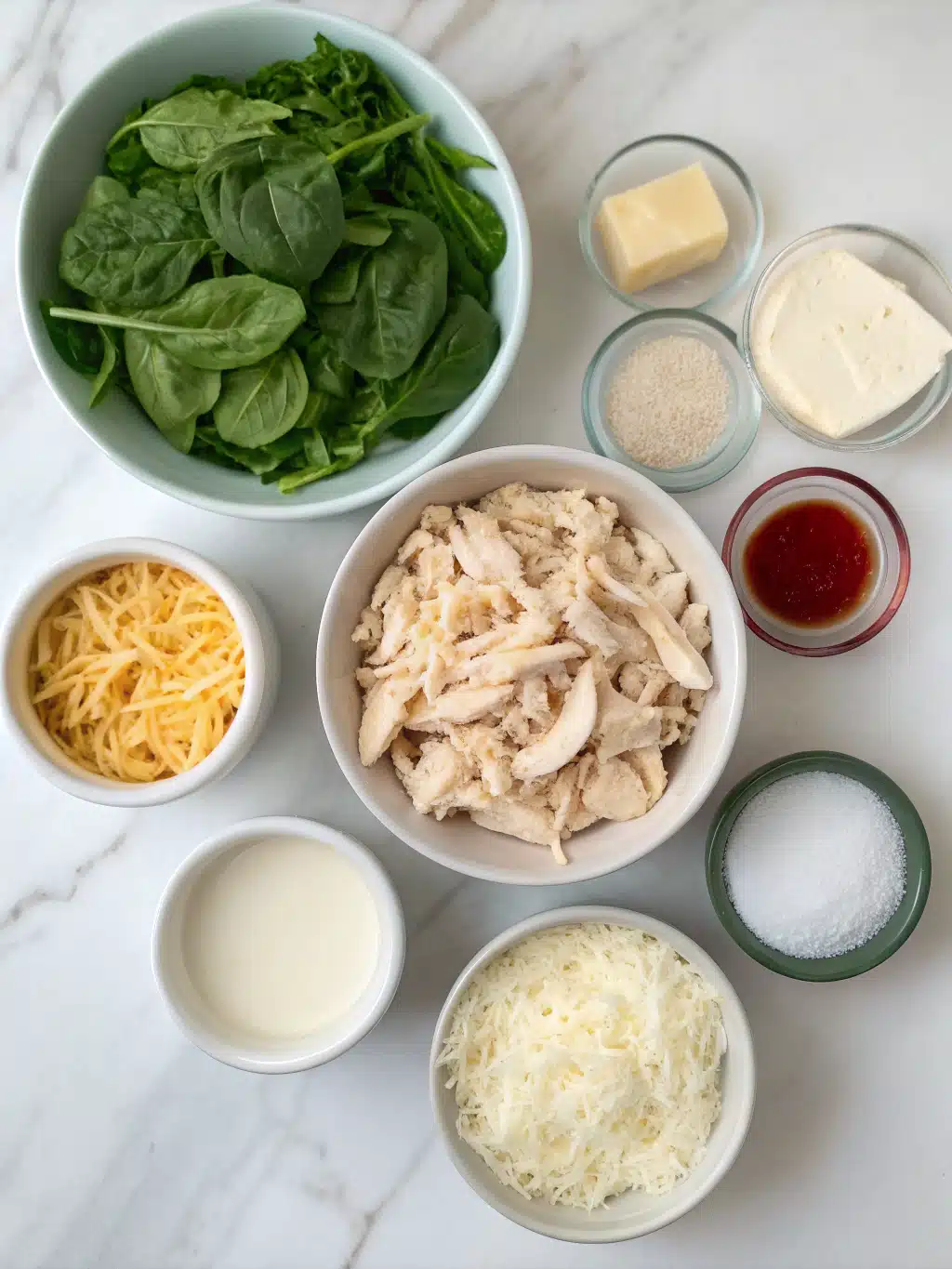 christmas chicken alfredo bake ingredients