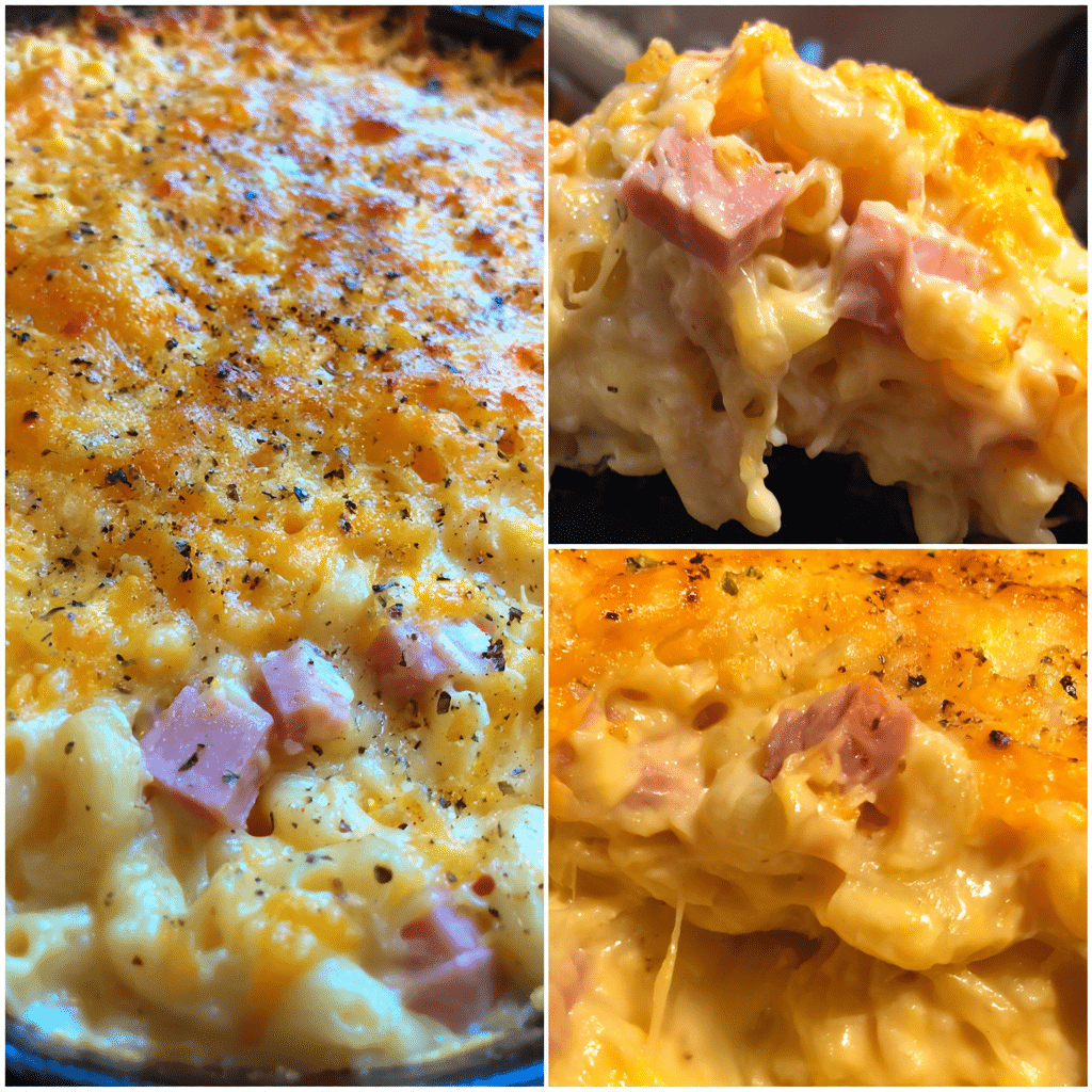 Christmas Mac and Cheese Bake, cheesy and festive