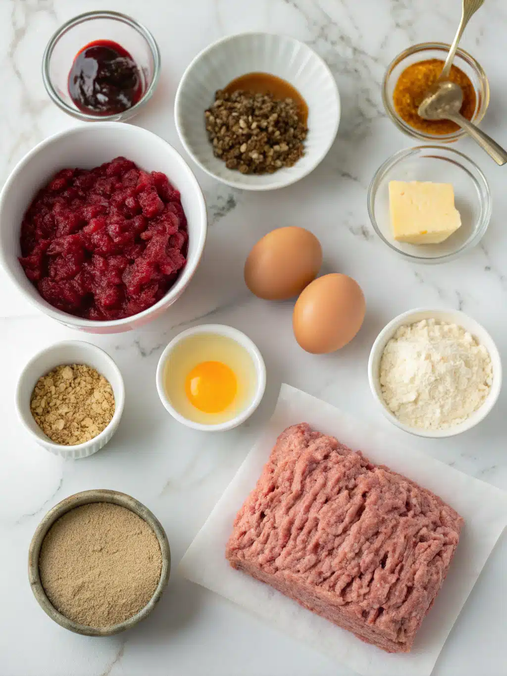 christmas meatloaf with cranberry glaze ingredients