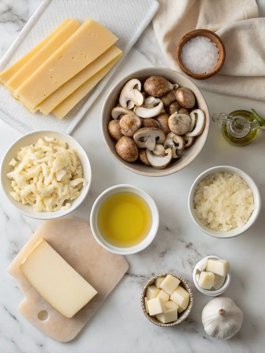 creamy mushroom lasagna soup ingredients