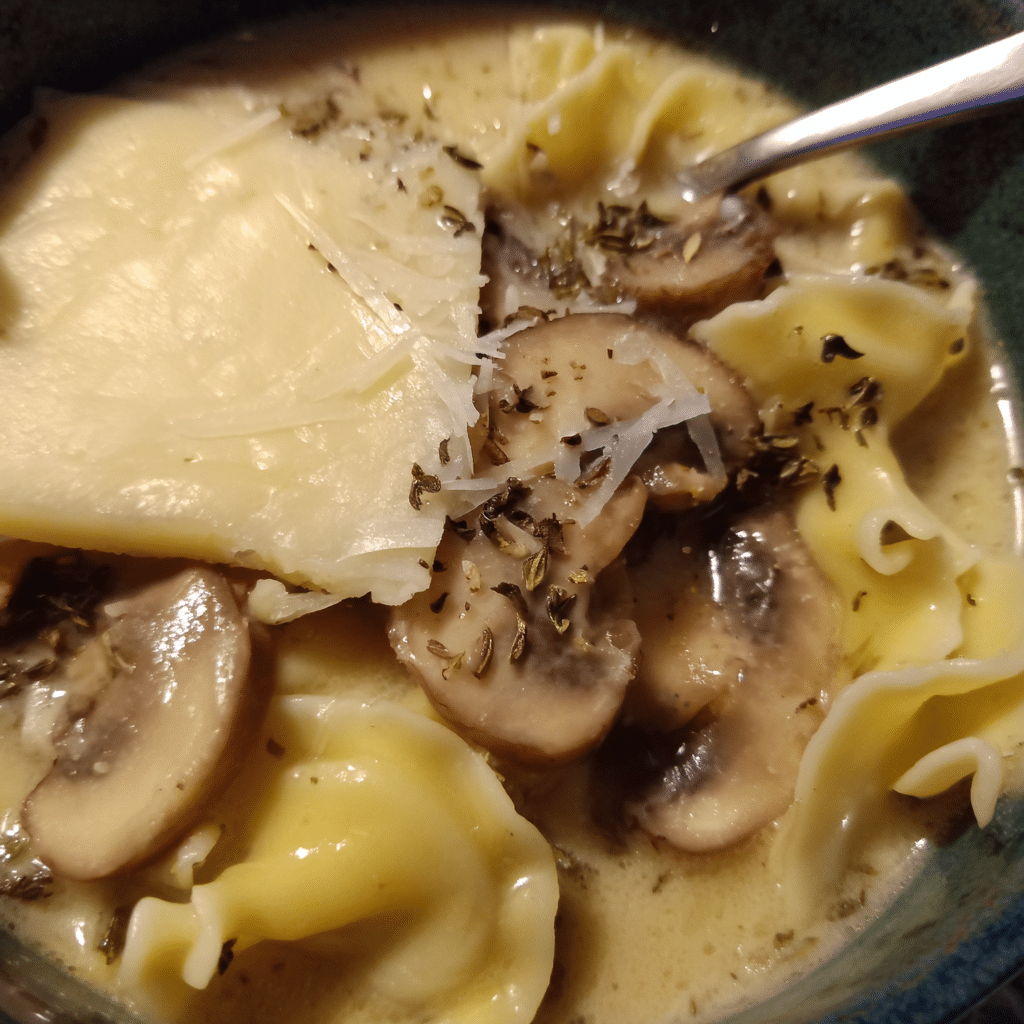 Creamy Mushroom Lasagna Soup, rich and earthy